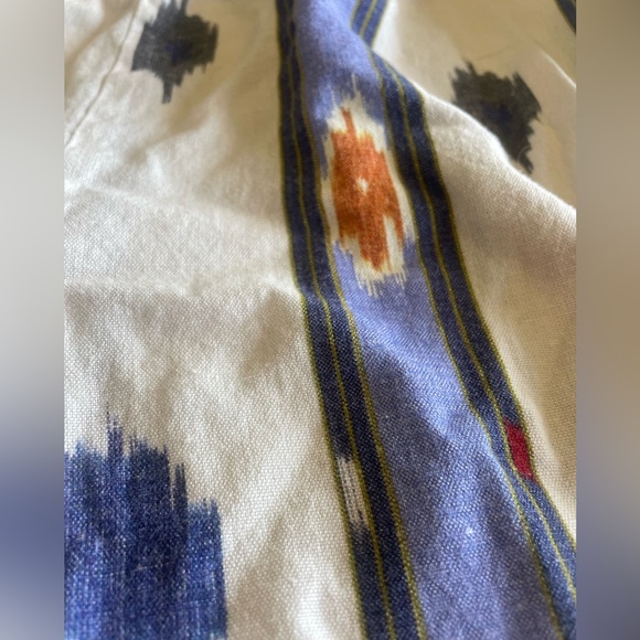 Ollari Anthropologie Wide Leg Pants with Pom Trim – Size Small - Picture 7 of 11